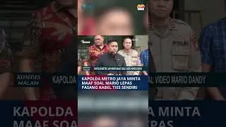Kapolda Metro Jaya Minta Maaf Terkait Video Viral Mario Dandy Pakai Borgol Kabel Ties Secara Sendiri