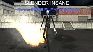 Slender Insane New Update Full Game Playthrough