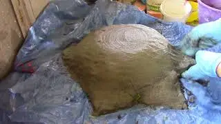 Чаша из листьев хосты. Красим большой лист. ХоббиМаркет