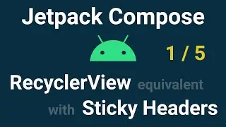 Jetpack Compose (1/5) - ListView equivalent (Column)