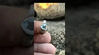 Интересное колечко на копе #metaldetecting #древняя #коп #metaldetector #поиск #coin #серебро