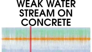 Weak Water Stream on Concrete Sound Effect