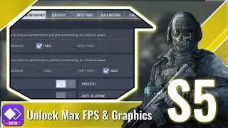 How to Unlock Max FPS and Graphics Call of Duty Mobile Season 5 | Qihoo