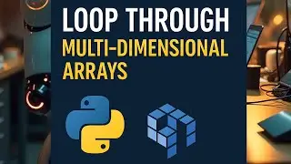Loop Through Multi-Dimensional Arrays in Python | NumPy Tutorial for Beginners