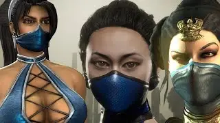 MK9 Kitana vs MKX Kitana vs MK11 Kitana