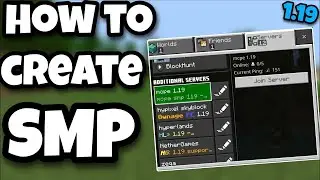 How to Make an SMP for MCPE 1.19! (UPDATED VIDEO IN DESCRIPTION)