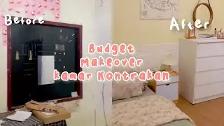 FULL BUDGET MAKEOVER KAMAR KONTRAKAN