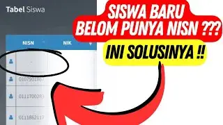 Solutions for Students Without a National Student Identification Number (NISN) | Easy - Dapodik 2024