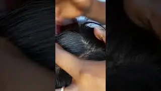 white hair plucking Asmr 