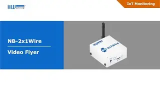 NB-2x1Wire - 4 sensor values to the portal (Narrowband IoT) - HWg Video Flyer - HV79