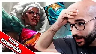 TESTEI A NOVA CAMPEÃ AMBESSA NO MID E JUNGLE!