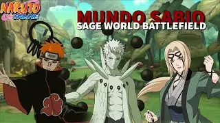 🔥Mundo Sabio/ Sage world battlefield🔥 | ⚡Obito 10 tails full BT⚡ | Naruto Online