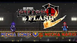 Super Smash Flash 2 Mod (Mecha Sonic VS Mecha Mario)