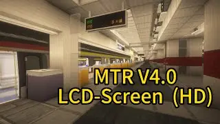 Imitating MTR LCD Screens inside MINECRAFT! - Minecraft Transit Railway V4.0