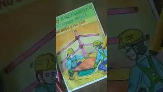 no safety no jobs/ safety projects/ work safety poster @modikasundayvlogs9920