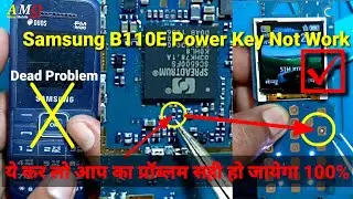Samsung B110e dead power key not work problem solution Samsung B110e Power Key Problem 100%