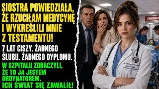 Siostra skłamała, że rzuciłam medycynę… 7 lat później ratowałam jej życie