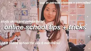 online school tips (productivity + study skills)