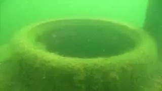 Diving on sunken tank T34 "Rudy 609"