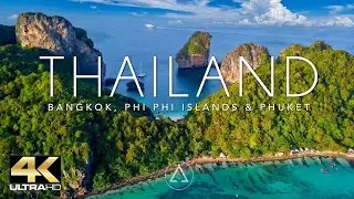 THAILAND 4K Long Video of Bangkok, Phi Phi Islands & Phuket - DRONE FOOTAGE (ULTRA HD)