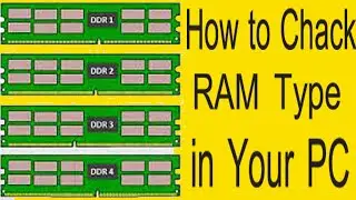 How to check the RAM type DDR3 or DDR4 in Windows 10
