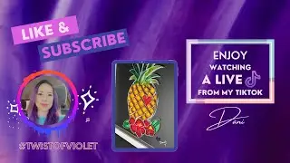 LIVE Creating Pineapple On Edge Quilling Part 6