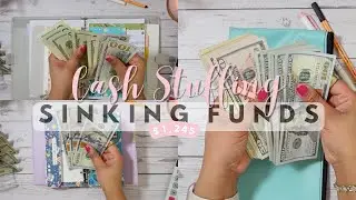 Sinking Funds Cash Envelope Stuffing | $1,245