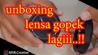 Unboxing lensa minolta 24mm F2,8
