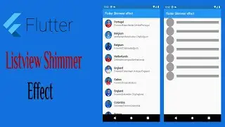 30- Flutter Listview Shimmer effect