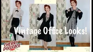 Vintage & Rockabilly Inspired Work Looks! by CHERRY DOLLFACE