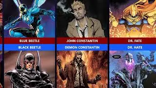 DC Superheroes and their Most EVIL Versions