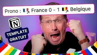 Pronostique les matchs de l'Euro pour pas un Euro : template gratuit 🥳