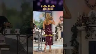 Çağla Şikel, canlı yayın arasında müziğin ritmine kendini kaptırınca ortaya bu görüntü çıkıyor