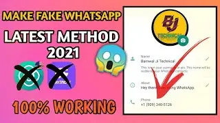 How to make us whatsapp number | us number se whatsapp kaise chalaye |Whatsapp us number free 2021