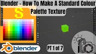 Blender - How To Make A Standard Colour Palette Texture
