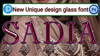 new Unique glass font editing | new glass font editing 2022 | glass font editing fardeen designer