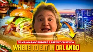Sickies Garage Burgers & Brew Food Review - Best Eats in Orlando with Rockin Robin 103