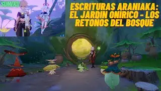 FAMILIA ARANARA | MISIÓN EL JARDÍN ONÍRICO: LOS RETOÑOS DEL BOSQUE | Genshin Impact 3.0 Sumeru #206