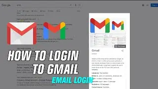 How To Login To Gmail - Tutorial English
