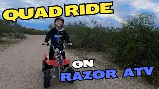 Quad Ride Adventure on Razor ATV