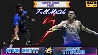Kunlavut Vitidsarn กุลวุฒิ วิทิตศานต์ 🇹🇭 vs Ayush Shetty 🇮🇳 | Arctic Open 2025 | 배드민턴 하이라이트