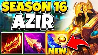 Azir Has a New Build In Season 16 and It's BROKEN... (NEW ITEMS)
