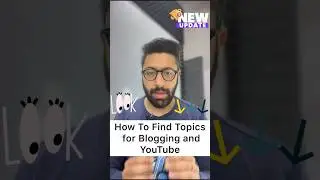How to find Content Ideas for Youtube 🔥| Find Youtube Topics | Find Blogging Topics #shorts
