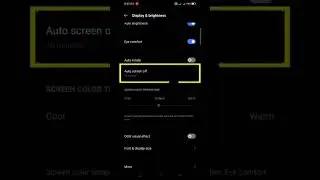 How to Turn Off Auto Screen Off in Realme | Auto Screen 📴 Kaise kare | 