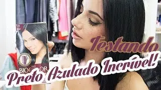 TESTANDO: PRETO AZULADO INCRÍVEL (By Biocolor)