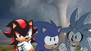 Sonic,Shadow,and Silver Play Roblox Natural Disasters, ft @ZenKuro2007  @NorthCYDgaming