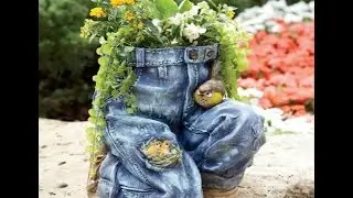 *✿* DIY ИДЕИ: красивые поделки своими руками из старых джинсов. Recycled JEANS IDEAS