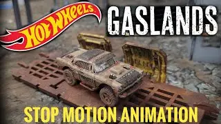 Gaslands style Hotwheels stop motion animation.