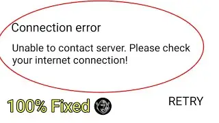 Fix Roblox Unable To Contact Server Please Check Your Internet Connection Error || Android & ios
