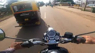 Just a normal day in gadag Home to Office #goprohero9 #royalenfield #ridingvibes